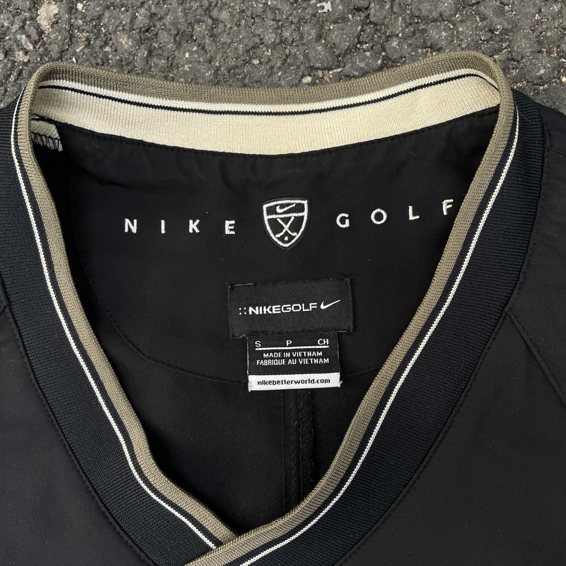 00s 나이키 골프 메트 블랙 오버핏 웜업 바람막이 트랙자켓 S 상품이미지5