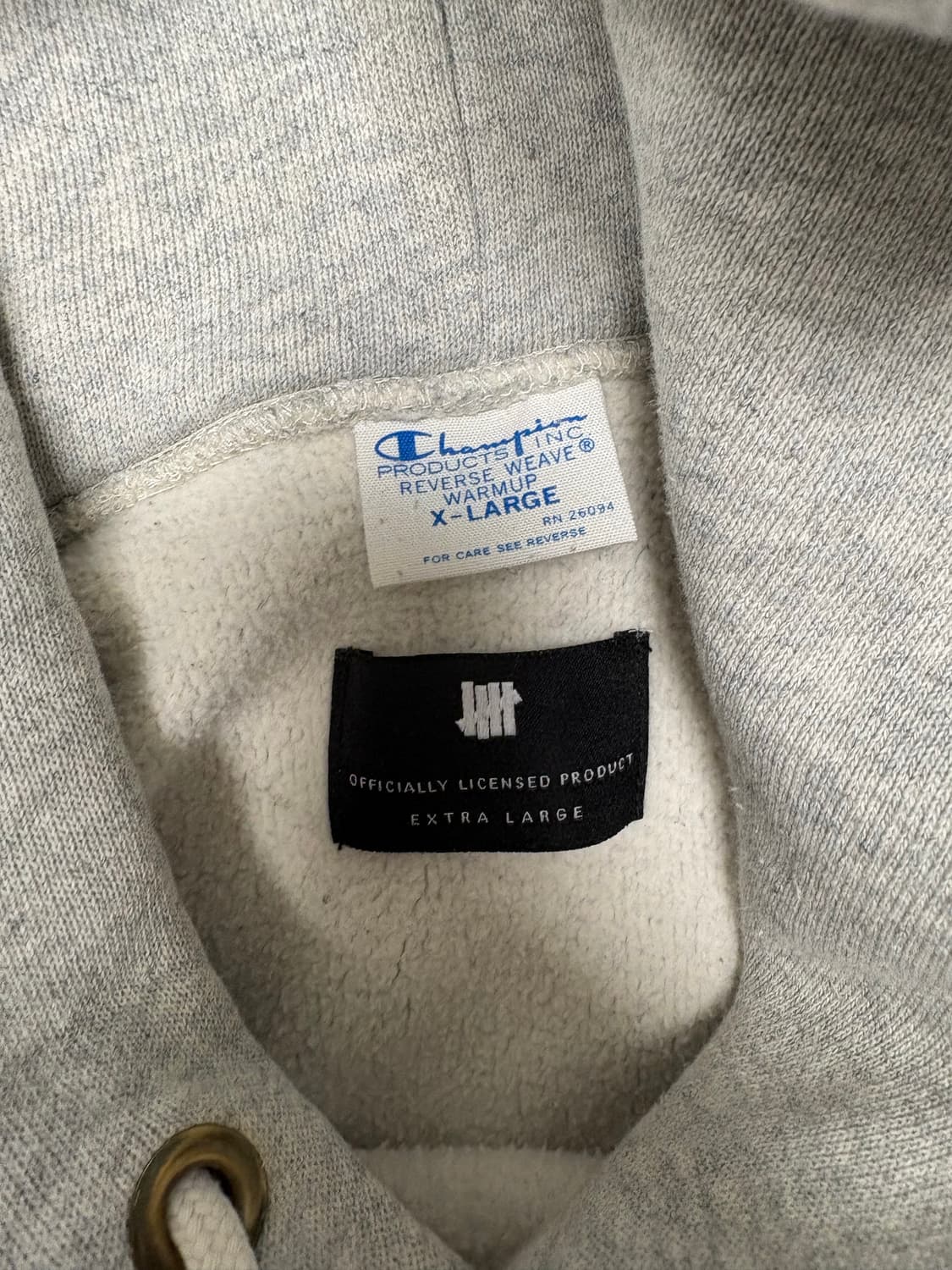 챔피온 X 언디핏 후드티 XL 상품이미지3