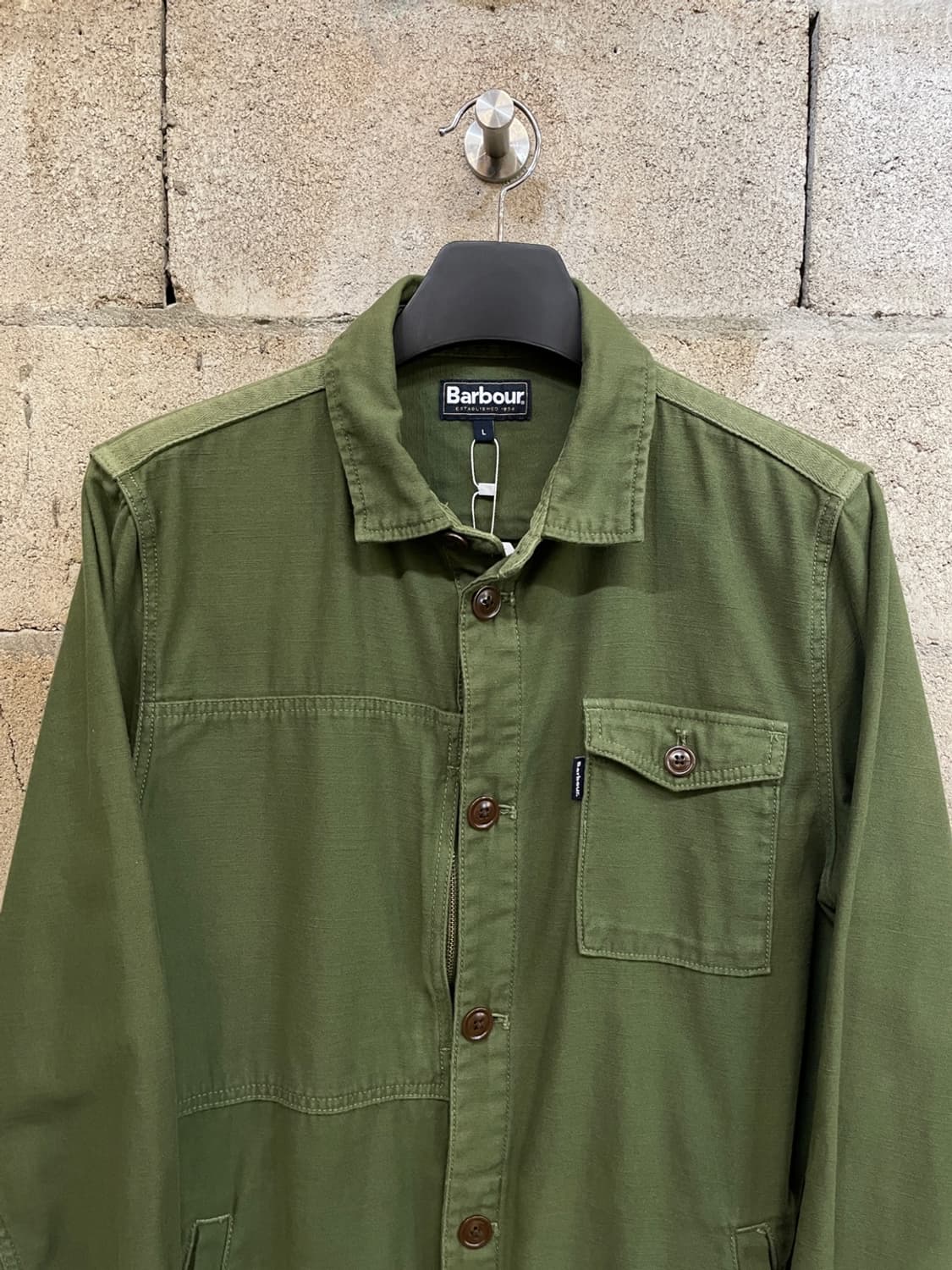 바버 시튼 오버 셔츠 자켓 상품이미지2