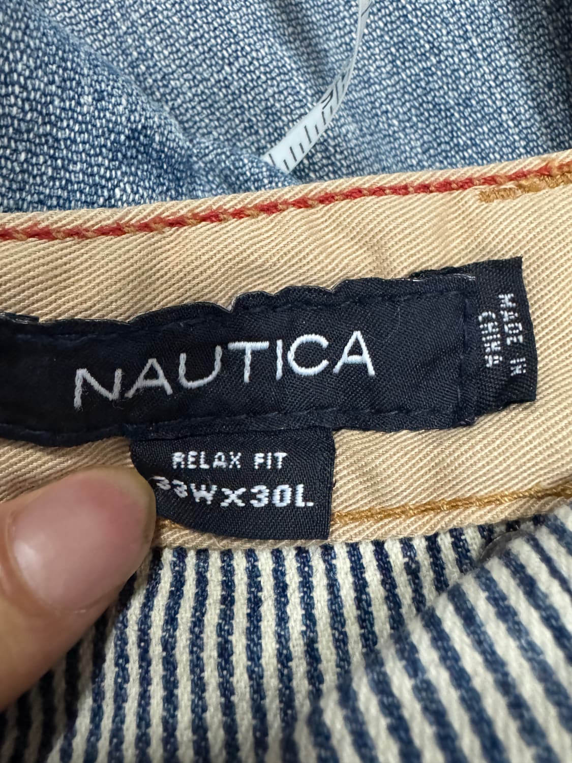 노티카 NAUTICA 올드스쿨 데님팬츠 상품이미지3