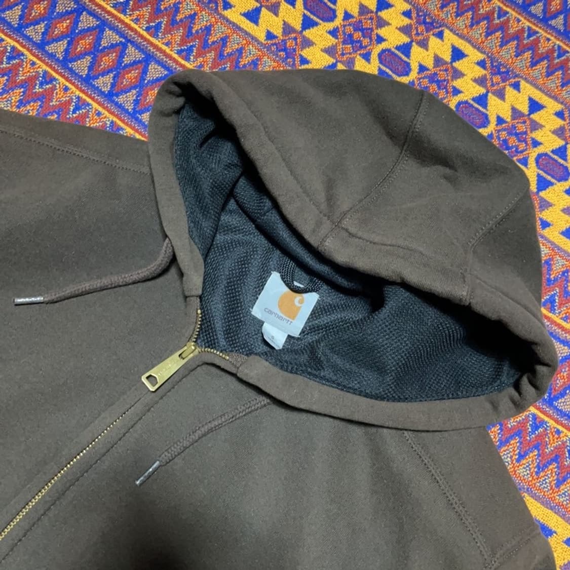 [100] 칼하트 레인디펜더 브라운 후드집업 상품이미지2