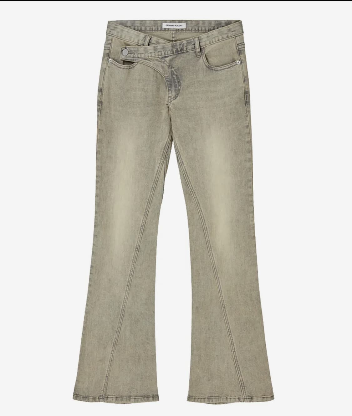 오디너리 홀리데이 로우라이즈 부츠컷 팬츠 상품이미지2