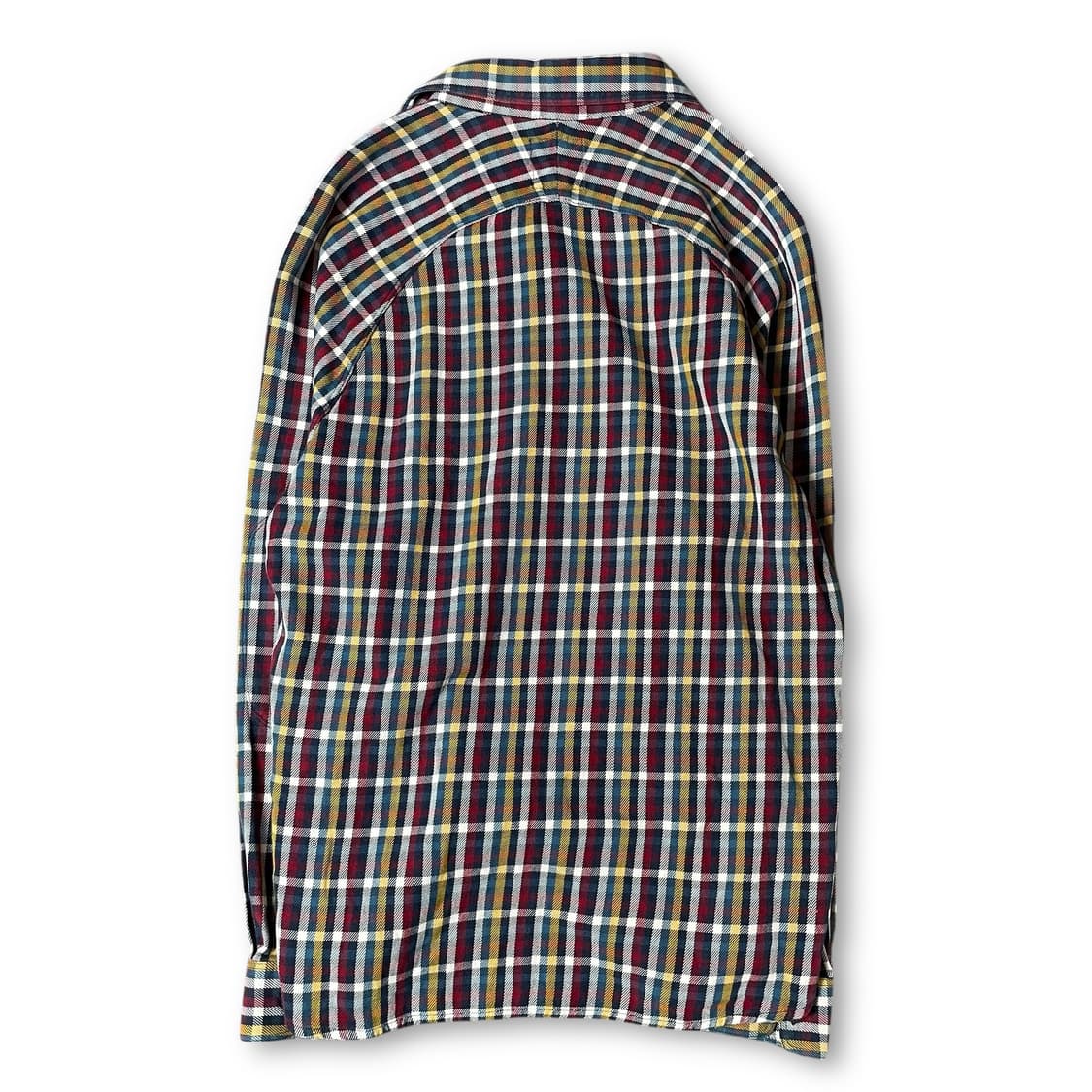 리바이스 레드 옐로우 블루 멀티 패턴 긴팔 셔츠 90 상품이미지2