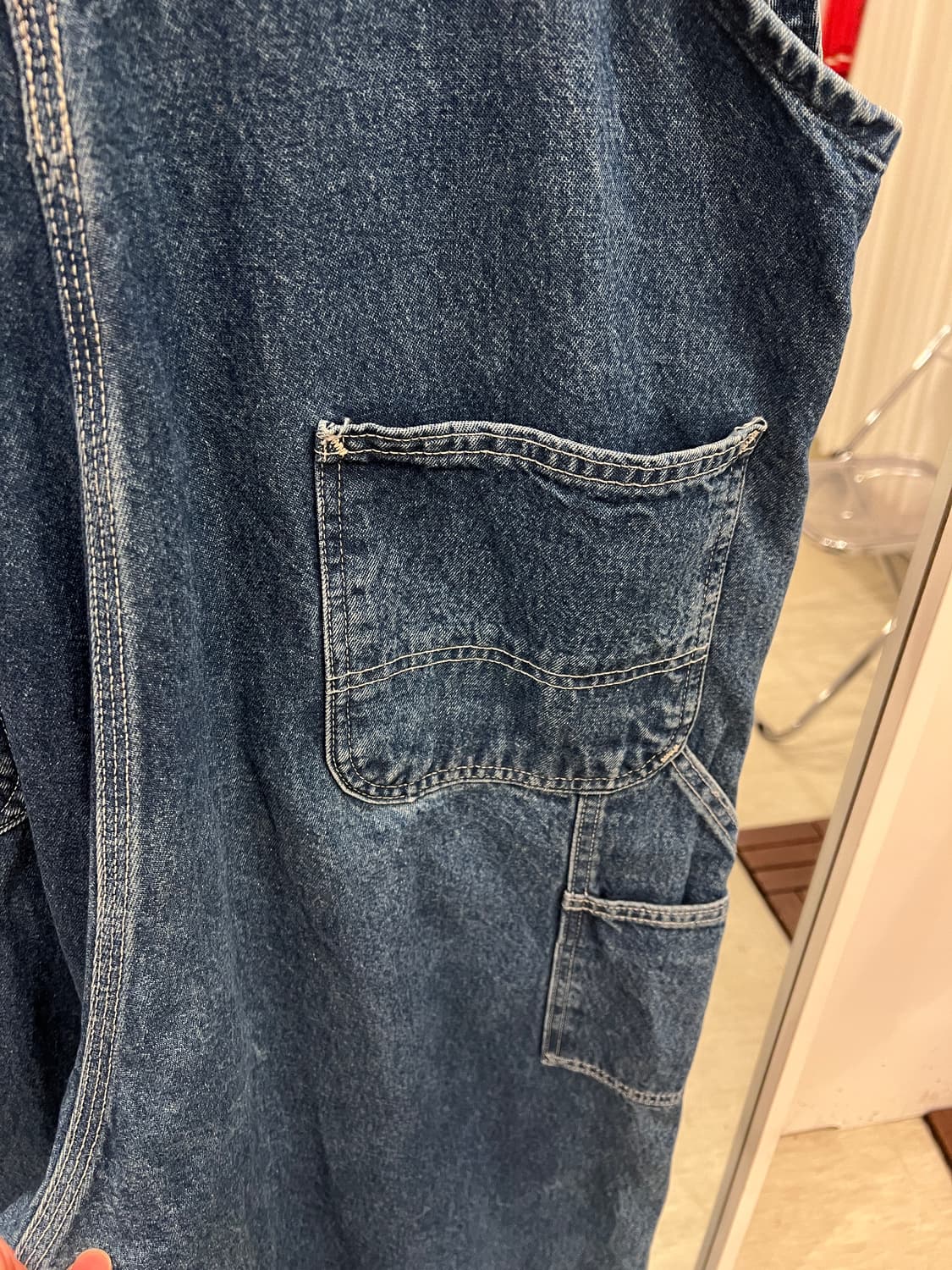 Carhartt 칼하트 Denim Bib 데님 카펜터 오버롤 상품이미지7