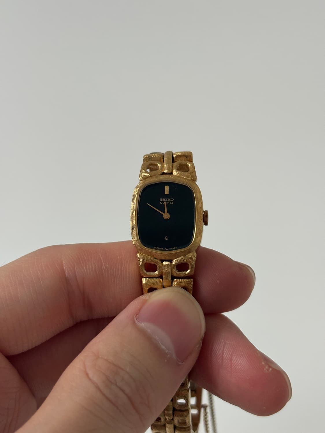 1970s Gold Square Bracelet Ladies Quartz 상품이미지2
