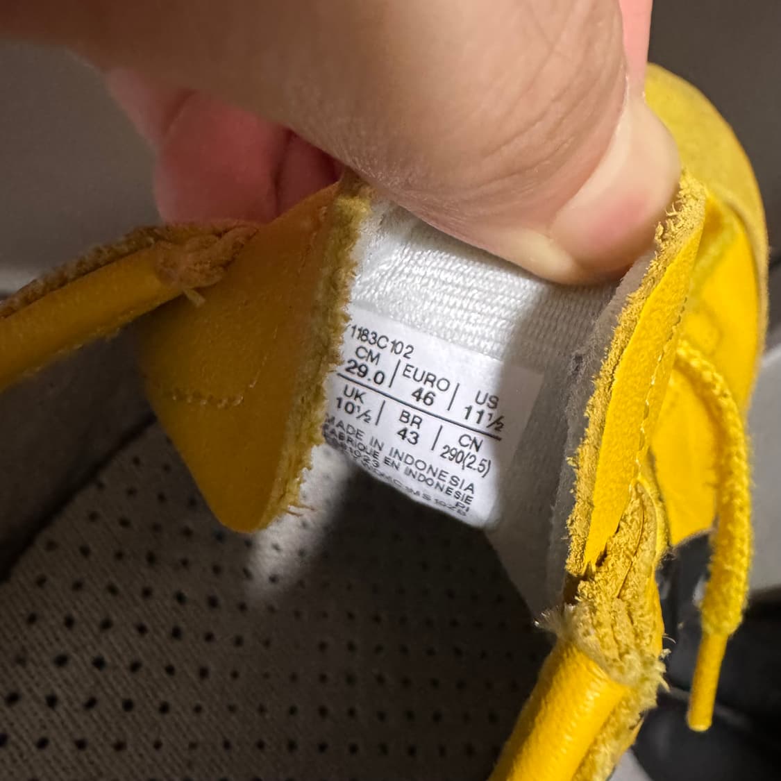 (290) 오니츠카타이거 멕시코66 옐로우 상품이미지5