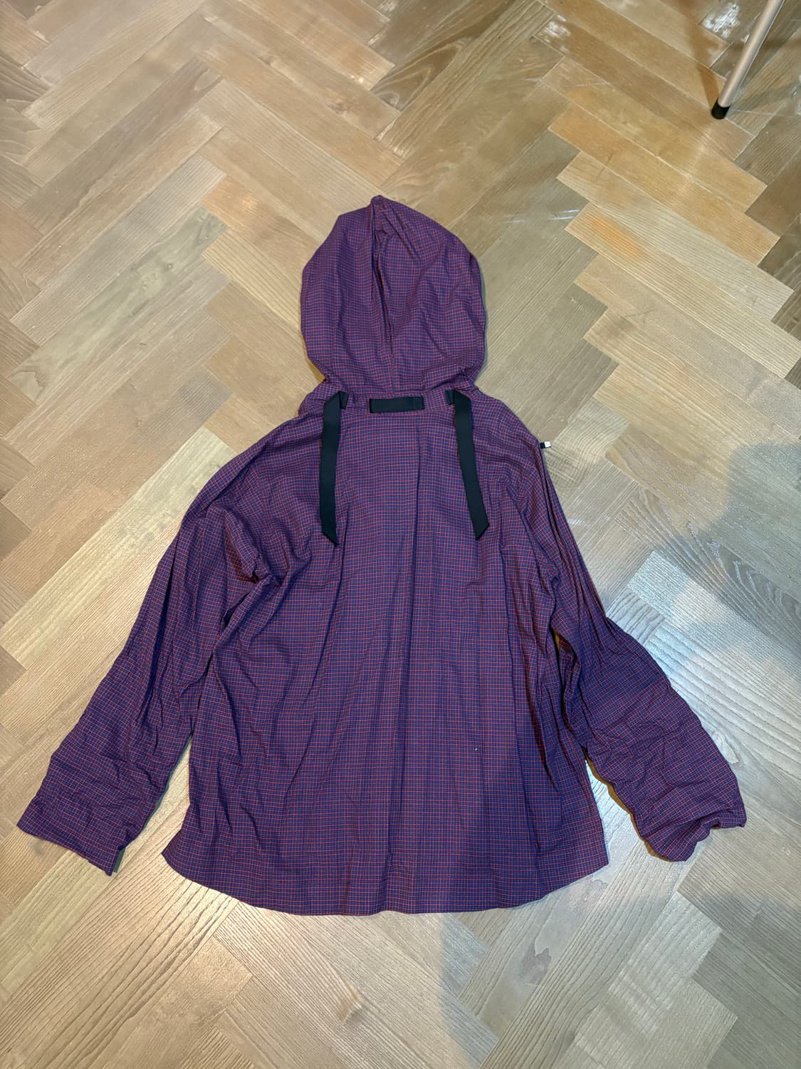 미하라 야스히로 체크 후드 하프셔츠 상품이미지2