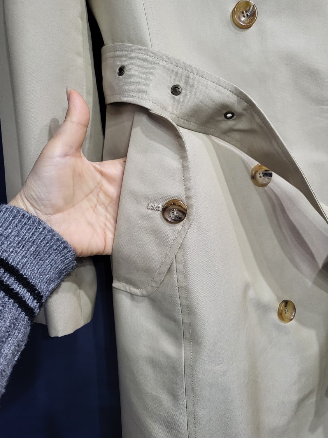 닥스런던 트렌치코트 상품이미지5