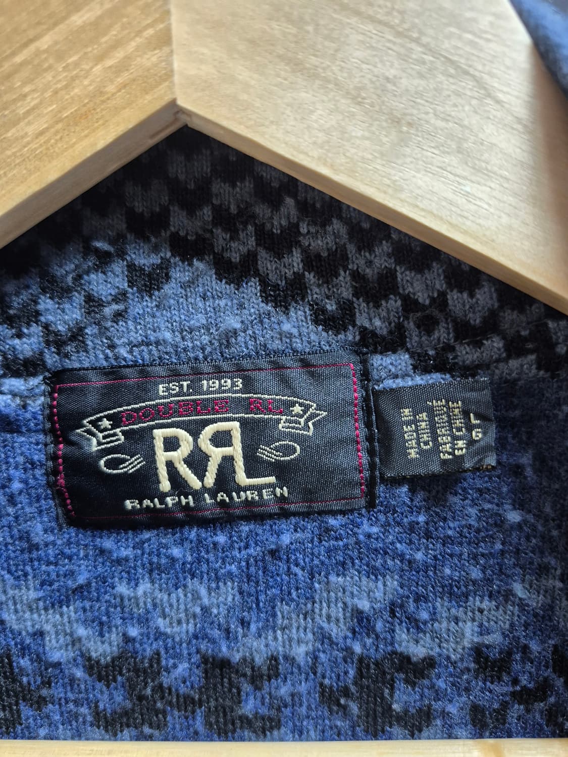 RRL 더블알엘 인디고 플리스 베스트 상품이미지5