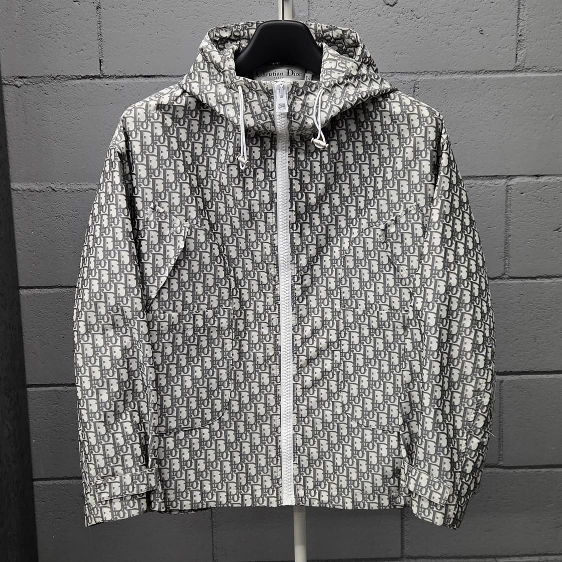 디올 오블리크 후드 바람막이 자켓 오버핏XS 상품이미지2