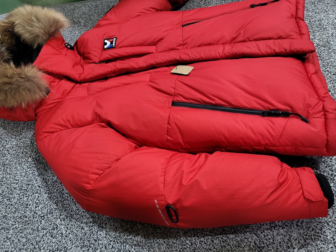 밀레 구스다운 패딩자켓 (퍼 후드) 상품이미지2