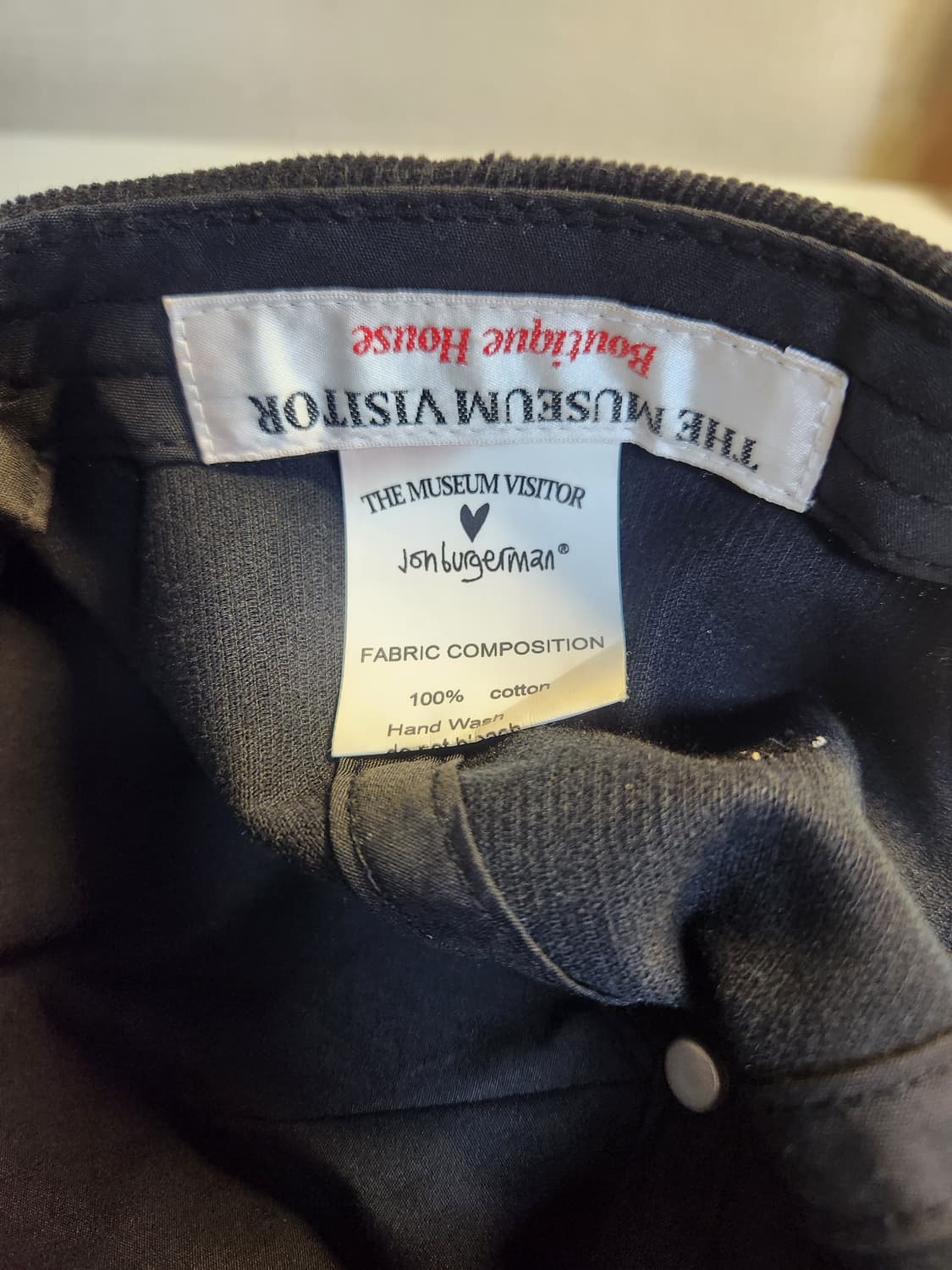 더뮤지엄비지터 존버거맨 볼캡 상품이미지2