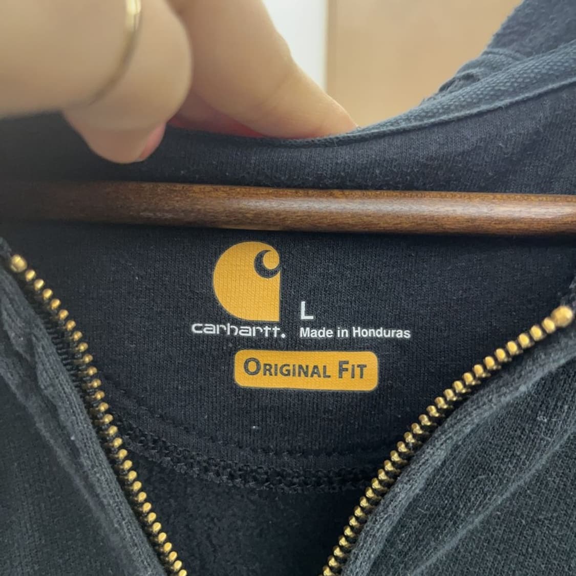 칼하트 빈티지 모던 캐주얼 약기모 후드집업 L C09143 상품이미지5