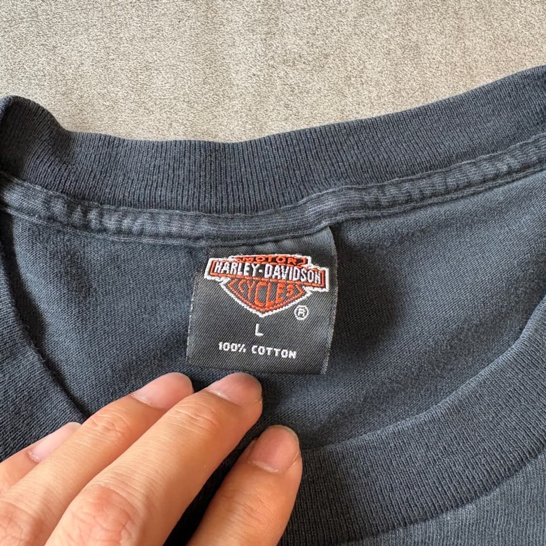95년 미국 생산 할리데이비슨 블랙 반팔 티셔츠 싱글스티치 상품이미지6