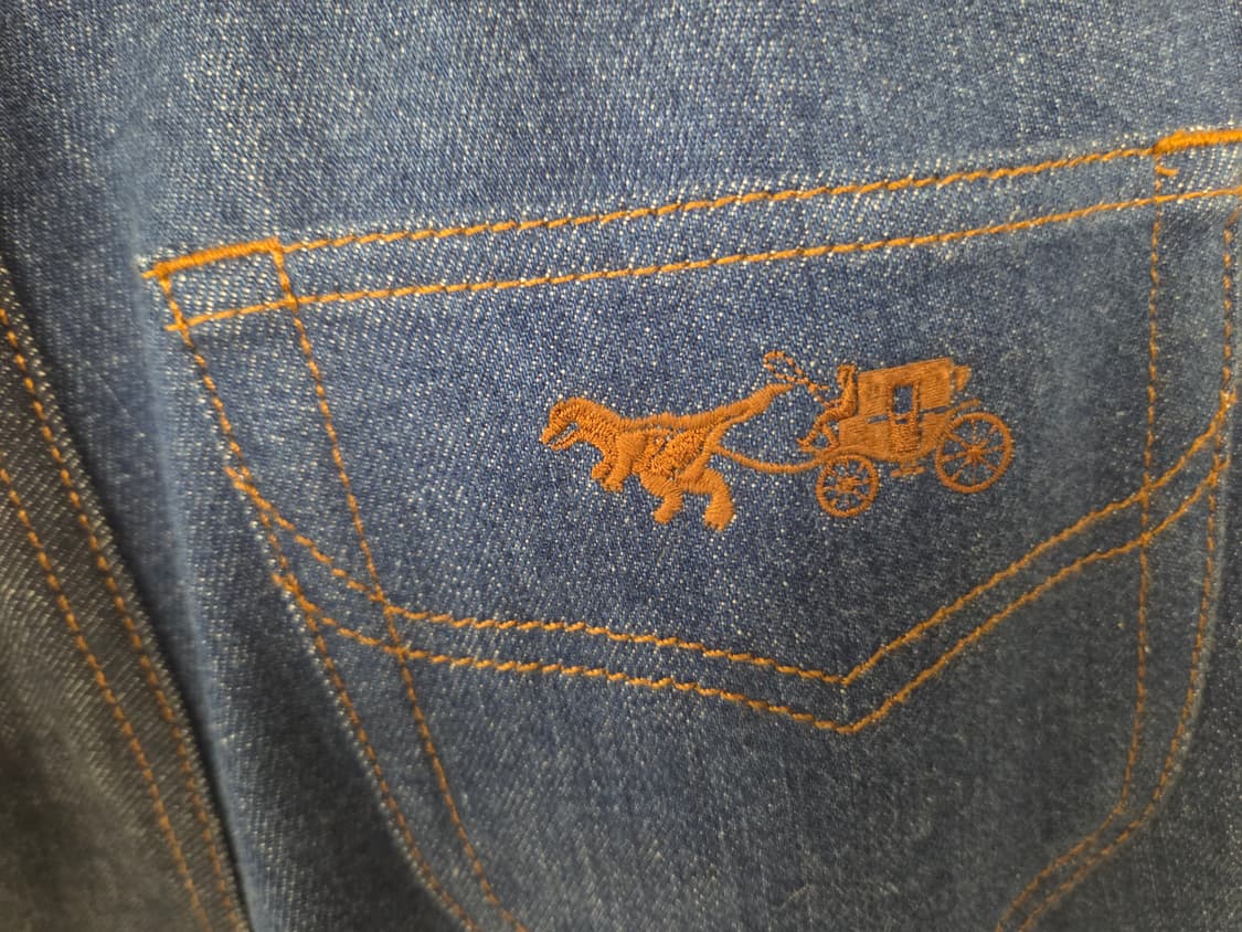 코치 패치워크 데님 팬츠 0사이즈 상품이미지9