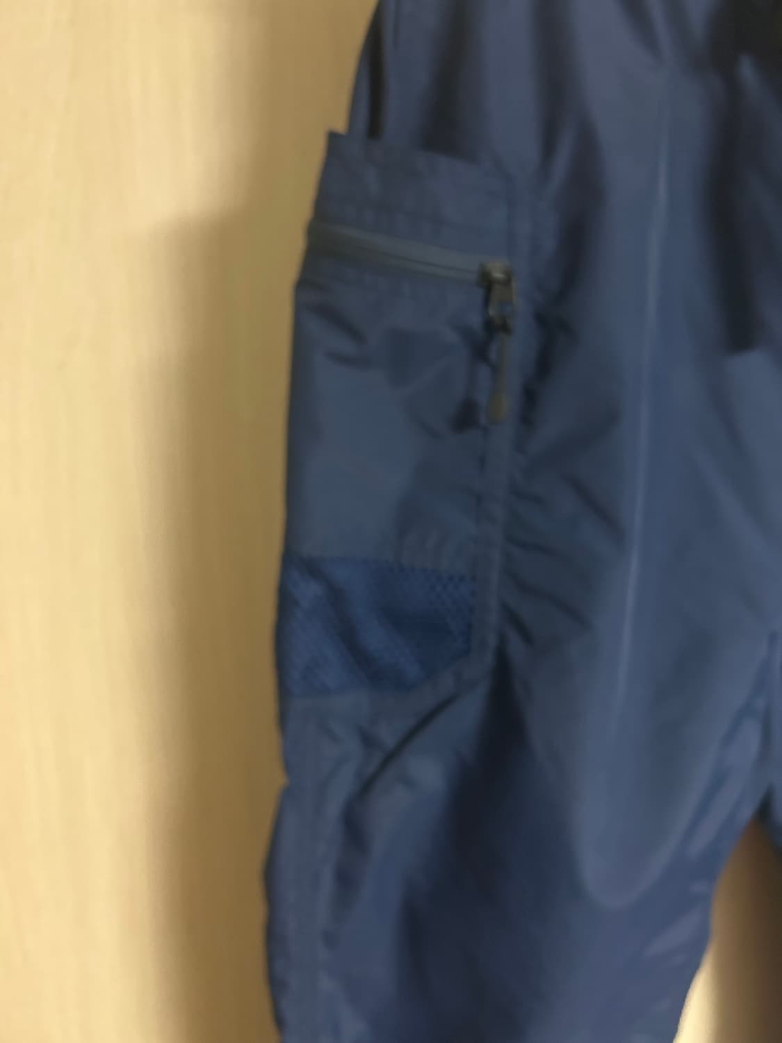 BEAMS 빔즈 나일론 워크 팬츠 네이비 L 상품이미지4