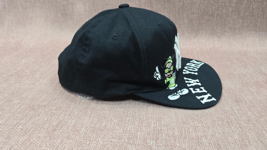 뉴욕 양키스 미키마우스 블랙 스냅백 모자 상품이미지3