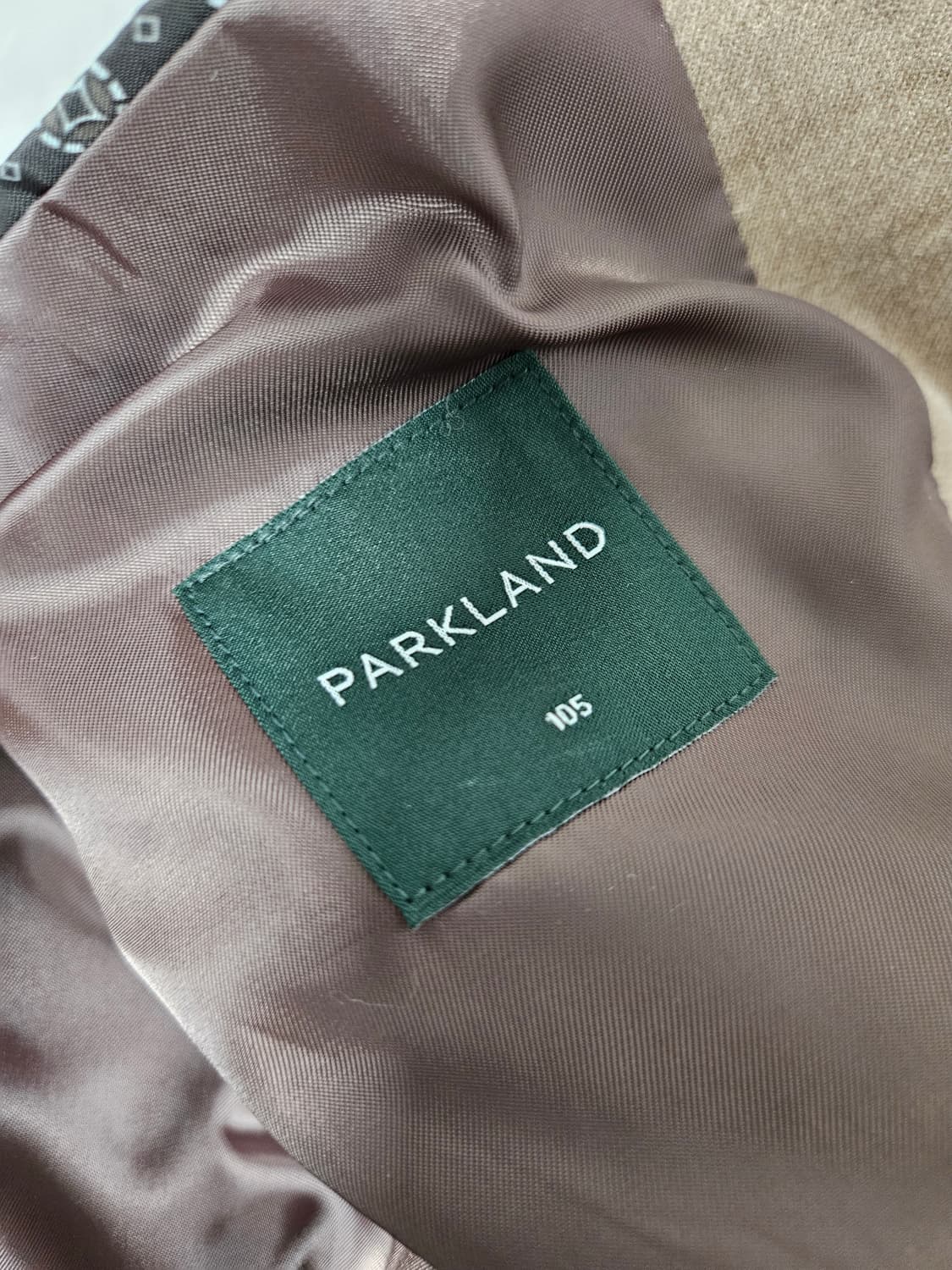 (새상품) 파크랜드 몰스킨 스웨이드 블레이저 슬랙스 정장 세트 셋업105 상품이미지5