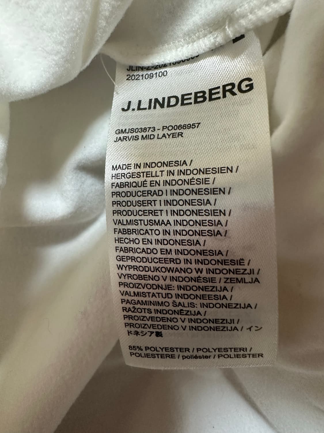 제이린드버그 화이트 블랙 라인 져지 상품이미지10