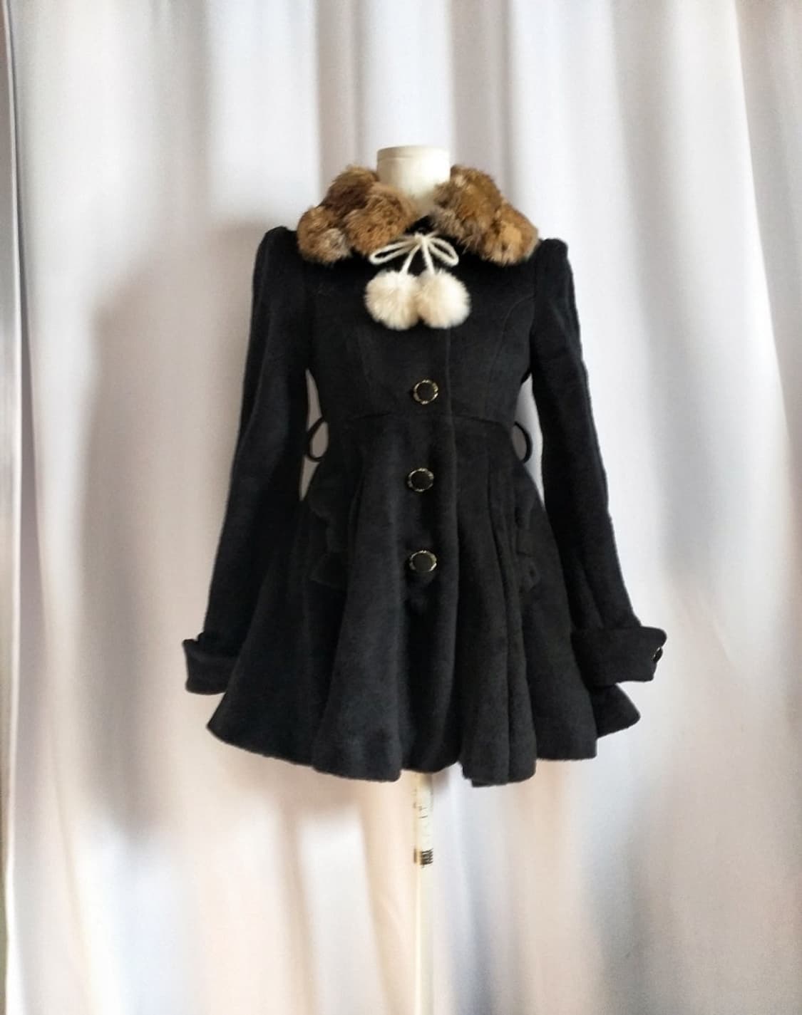 잉그니 플레어 코트원피스 달천깔 긱시크 대장 히메로맨틱갸루 핀터깔공겜여주 상품이미지1