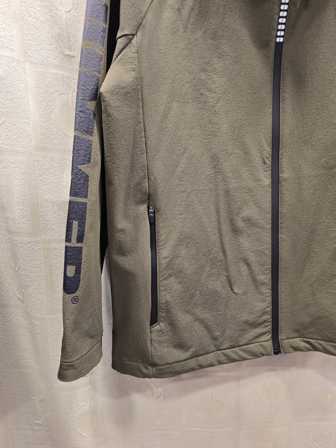 험머 남성 기모 후드 자켓 바람막이 카키 105~110 상품이미지4