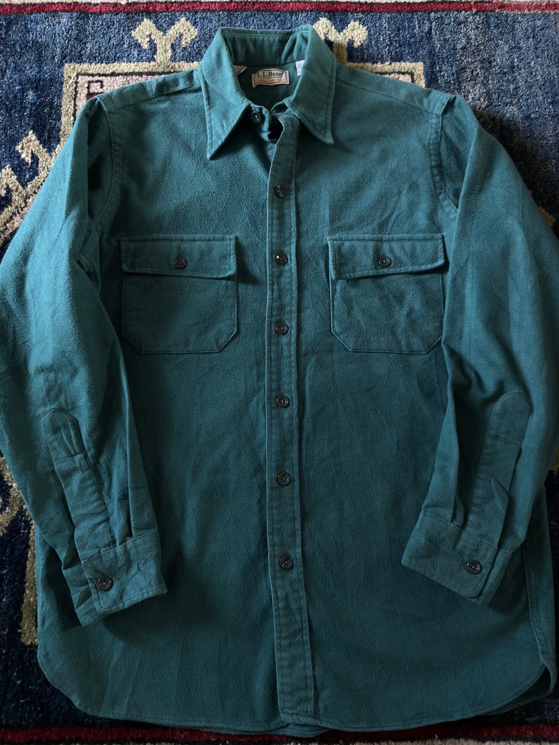 90s 엘엘빈 made in Usa 샤모아 셔츠 상품이미지3