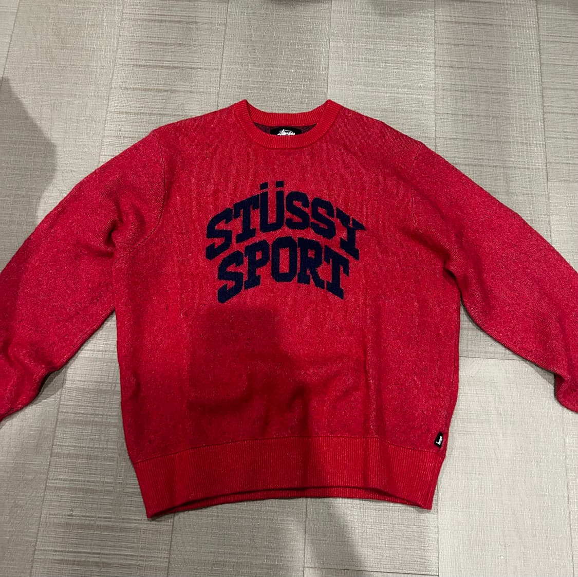 stussy 스투시 스포츠 니트 s사이즈 상품이미지1