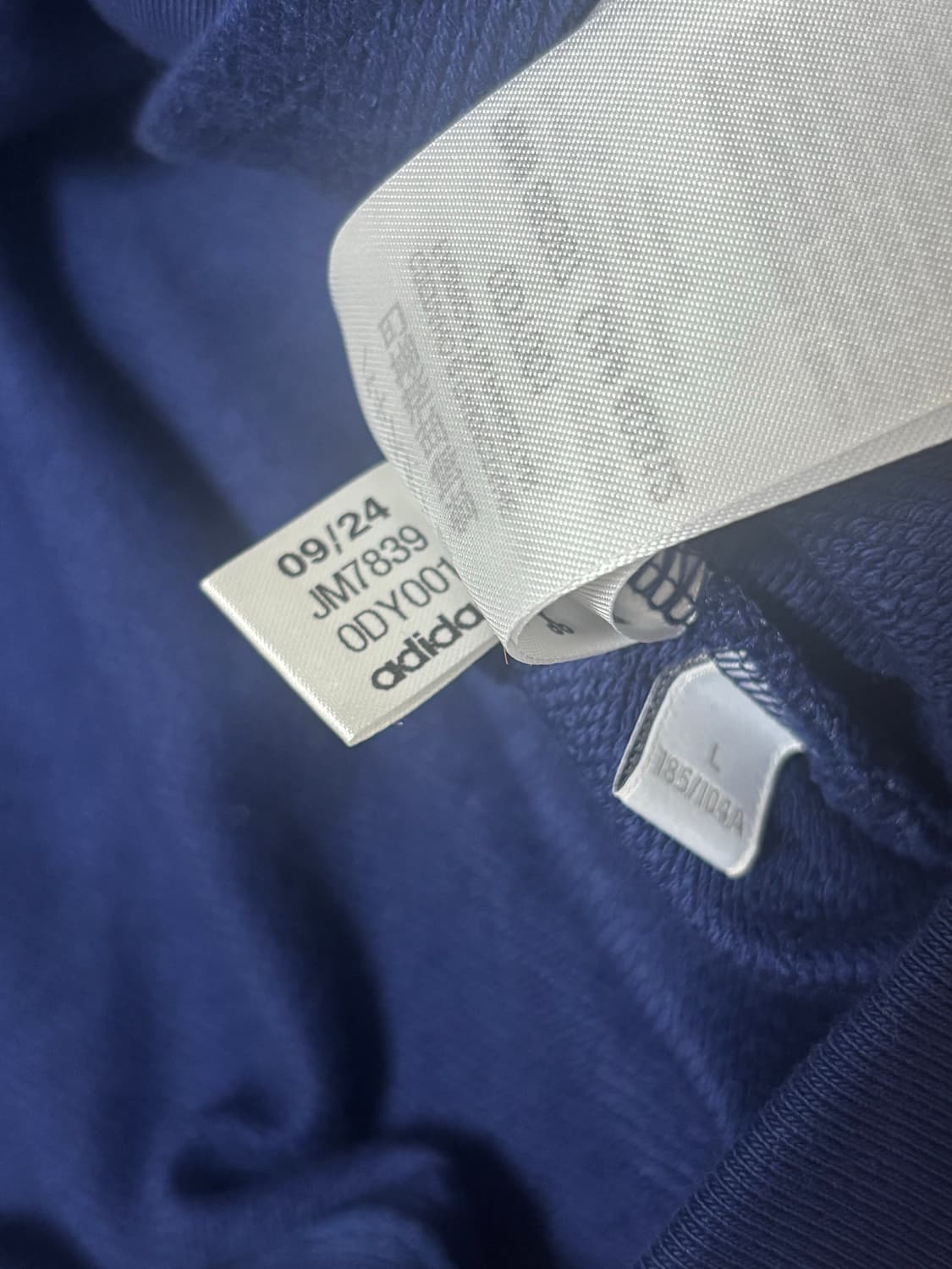 [새상품] Y-3 요지 야마모토 후드집업 네이비 XL 이상  상품이미지5