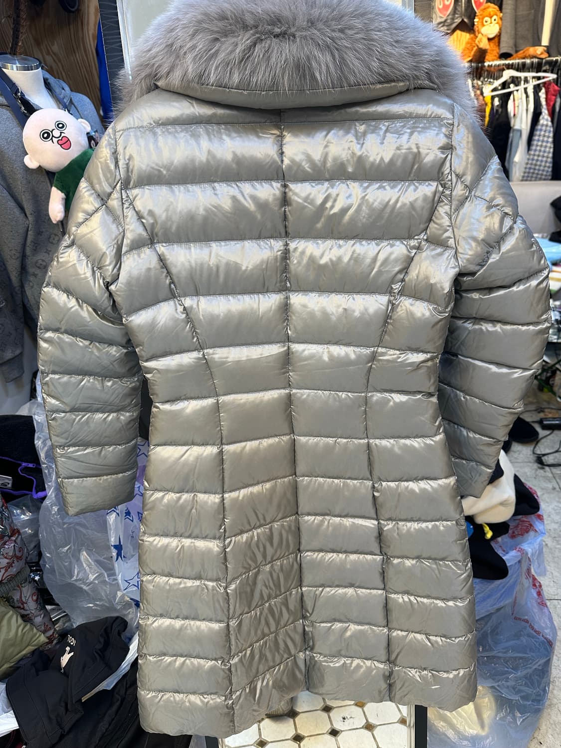 에르노 ICONICO 폭스퍼 패딩 실버 상품이미지10