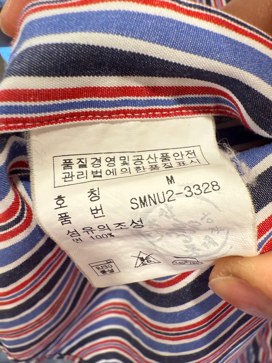 폴로 랄프로렌 레드포니 레드 스트라이프 반팔셔츠  상품이미지3