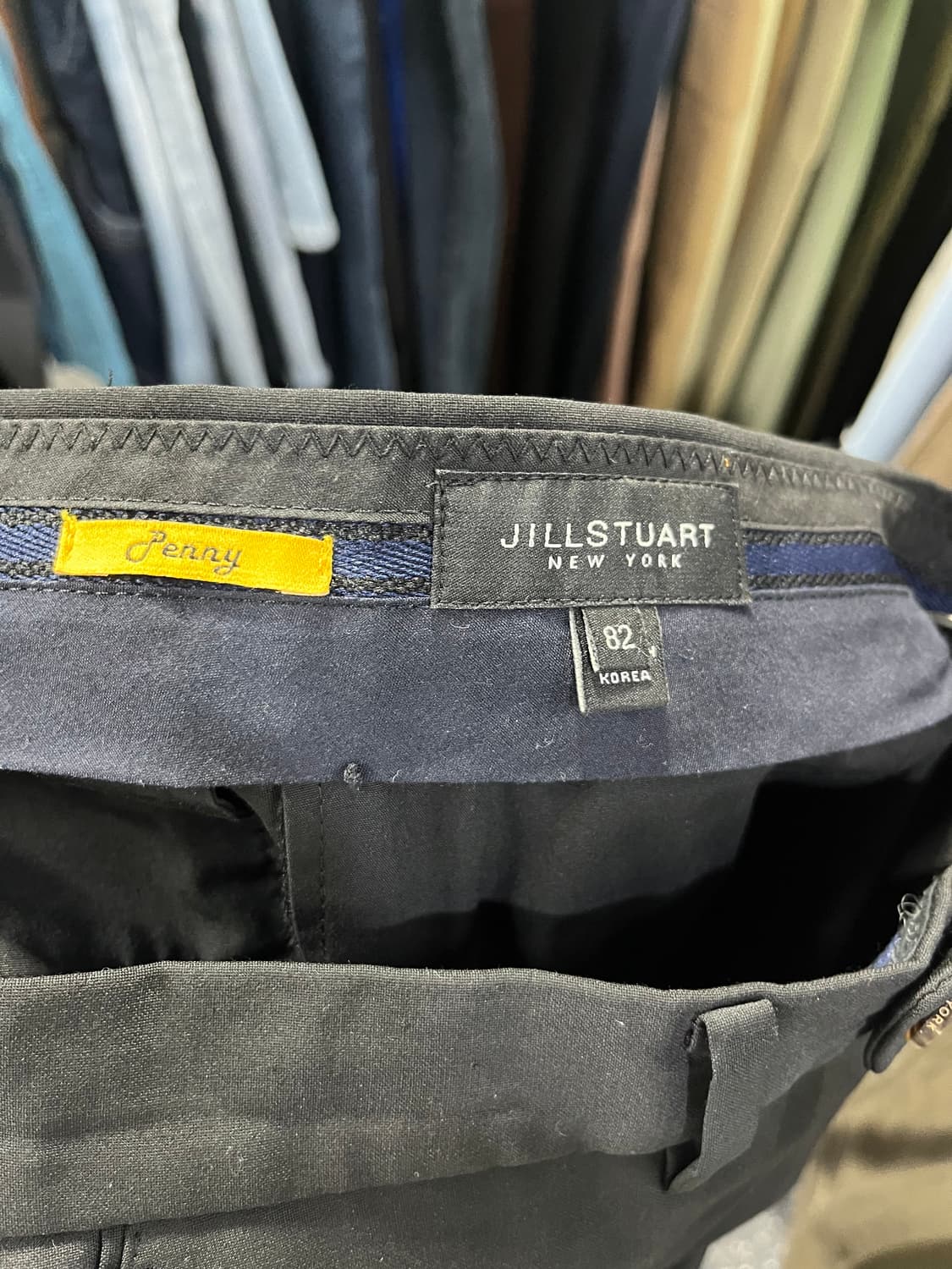 질스튜어트 뉴욕 남성 블랙 슬랙스 82사이즈 상품이미지3