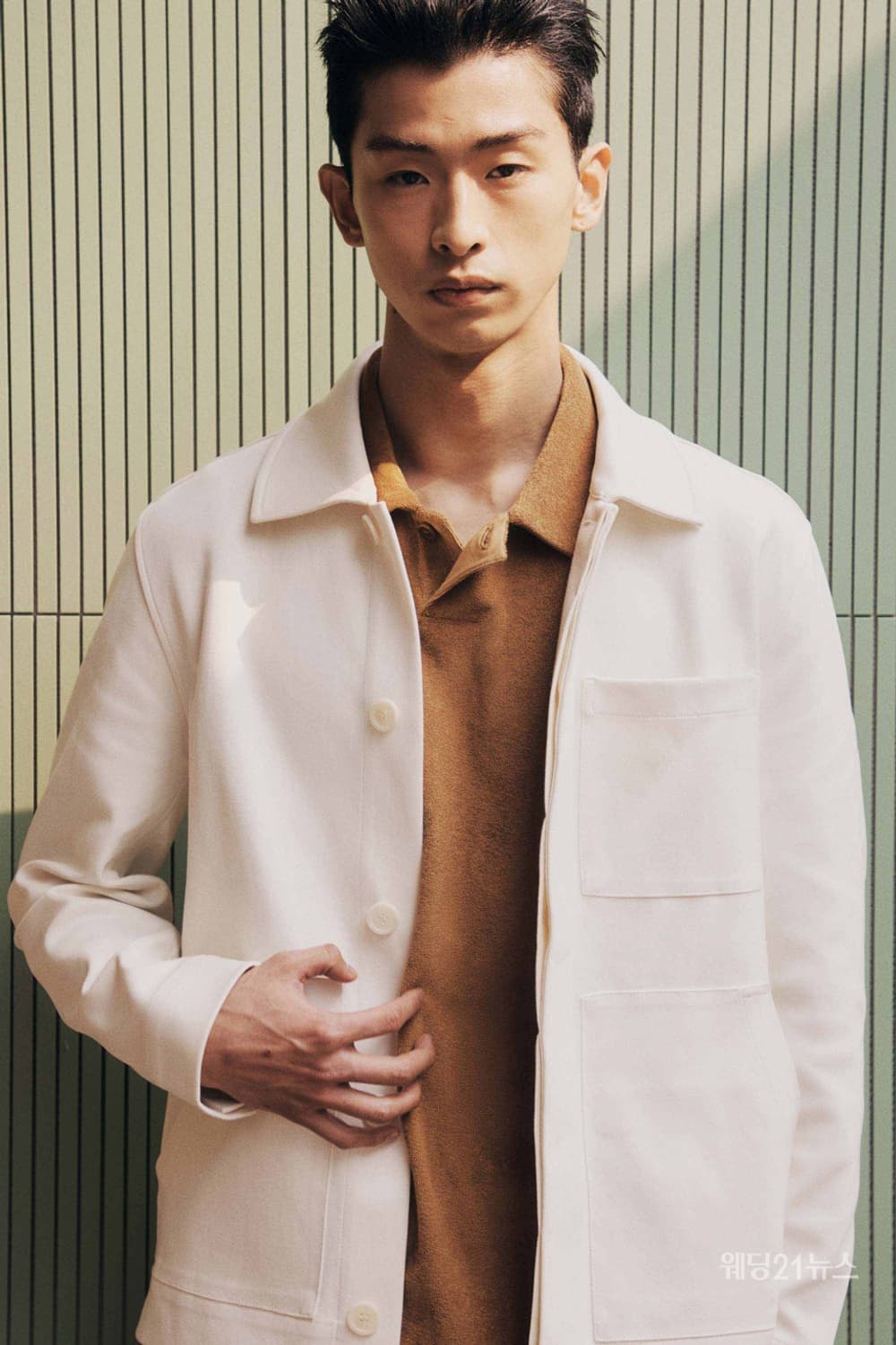 코스 COS 릴렉스드 미니멀 워크 자켓 M 크림 상품이미지4