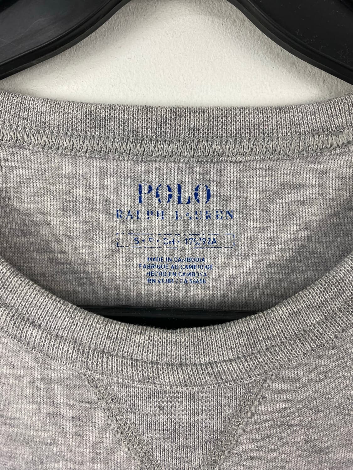 폴로 랄프로렌 빅포니 그레이 맨투맨 스웻셔츠 S <544> 상품이미지3