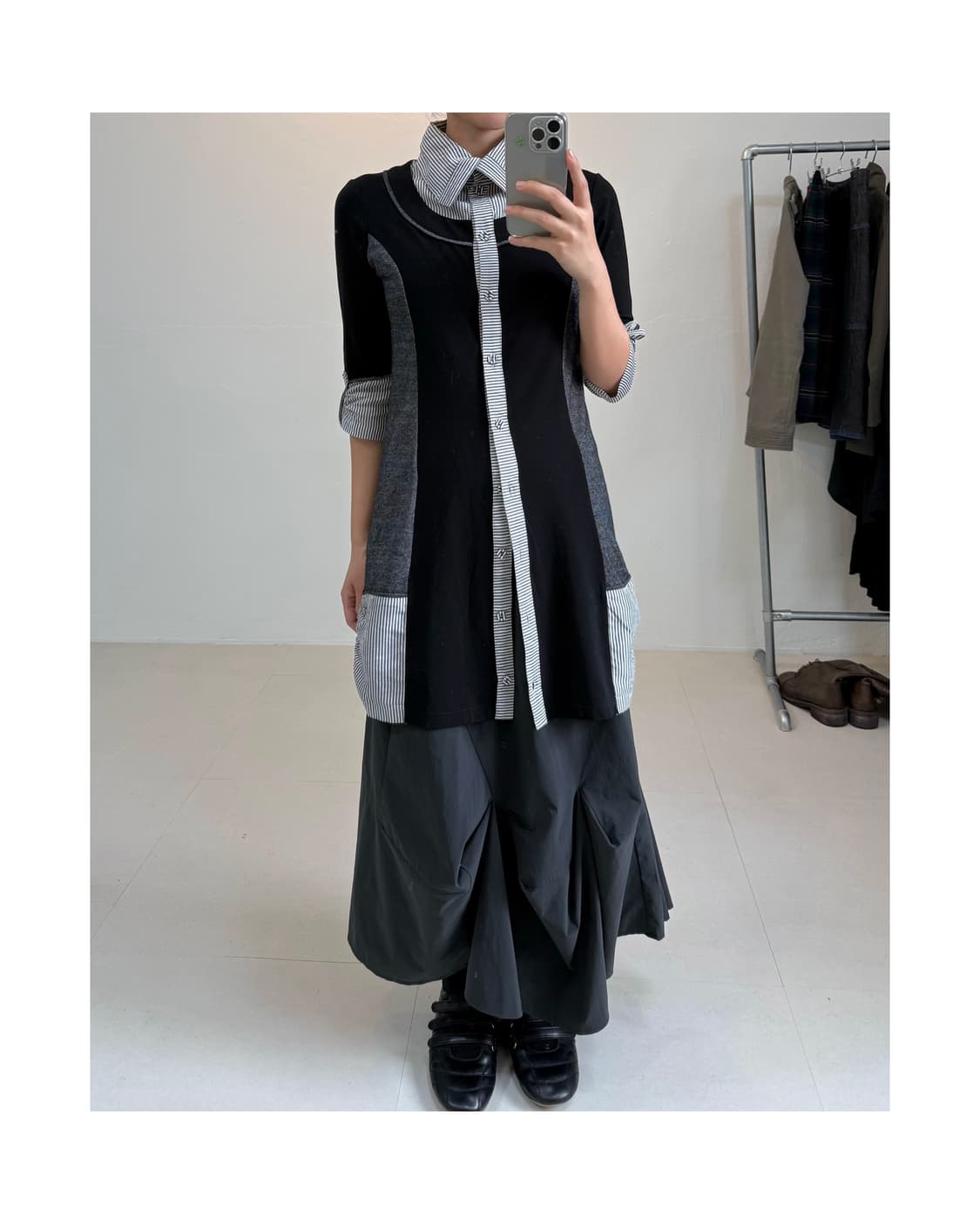 Hiroko koshino 셔츠 원피스 상품이미지1
