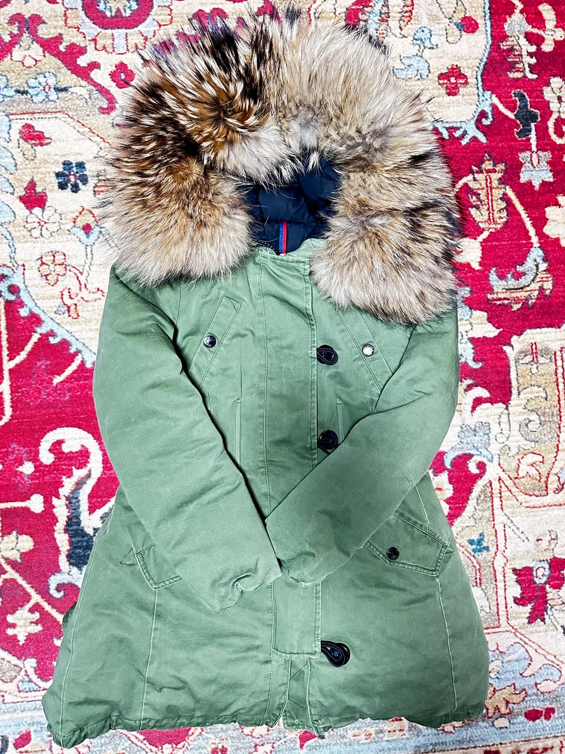 몽클레어 야상 패딩 카키  상품이미지1