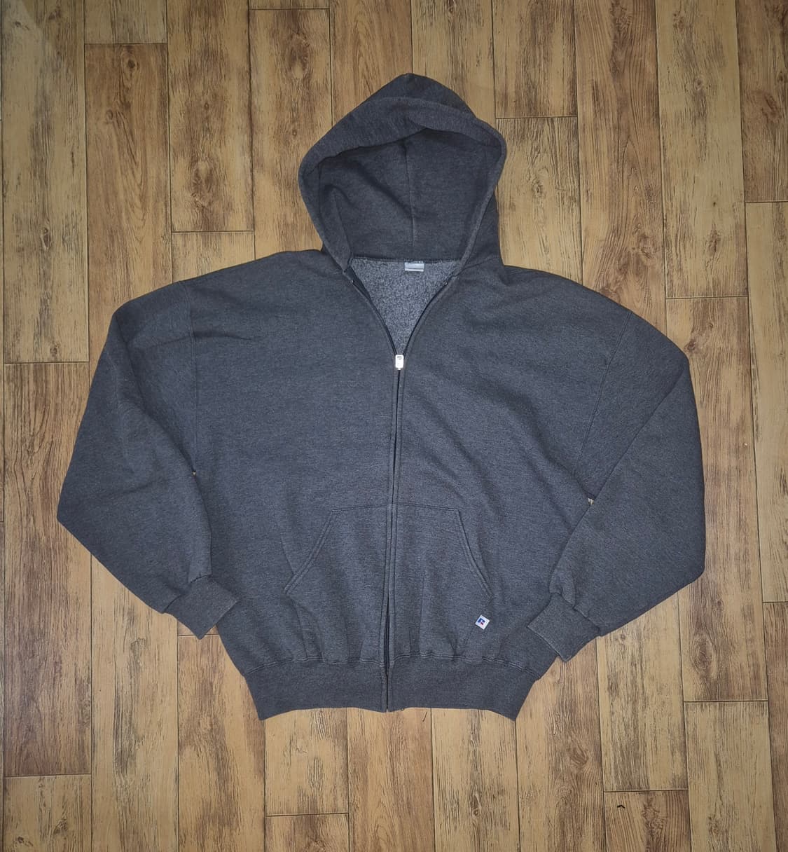 00s 러셀 후드집업 다크 그레이 메이드인 멕시코 상품이미지1