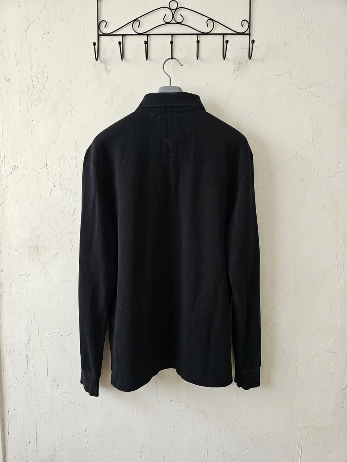 타미힐피거 남성 긴팔 폴로티 블랙 L 상품이미지2