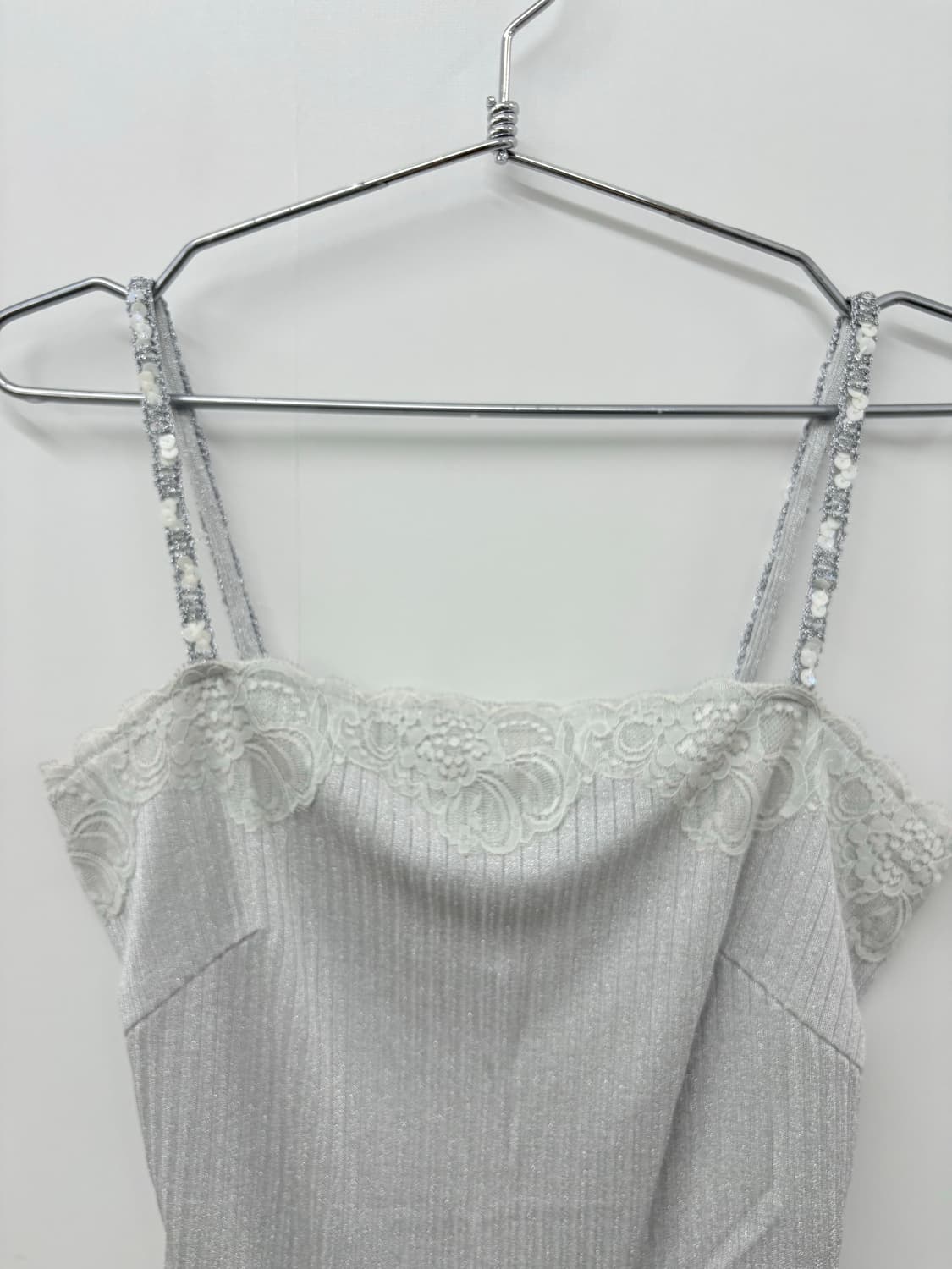 Flower race detail sleeveless 상품이미지2