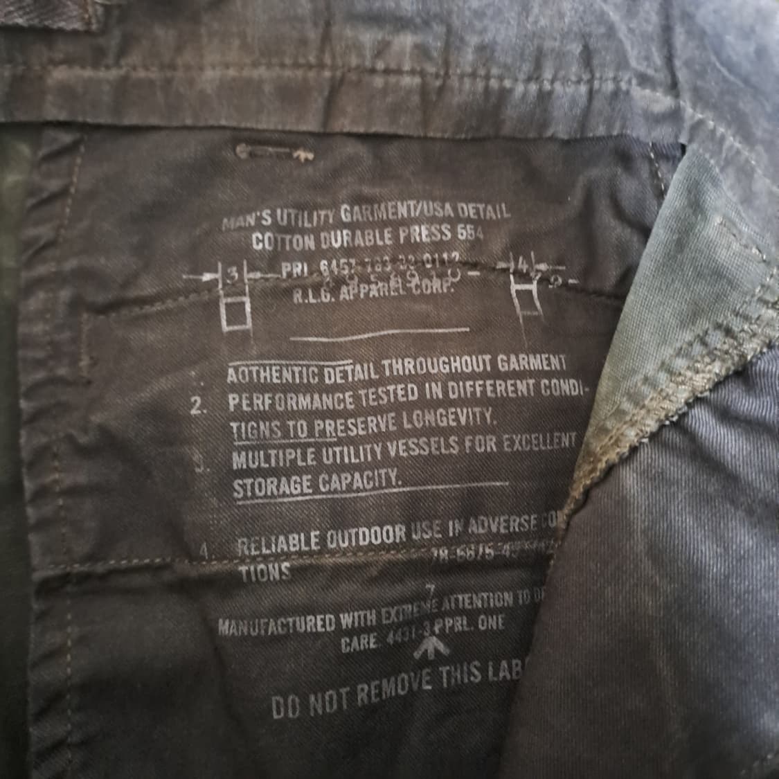 (택포) 폴로랄프로렌 프리미엄 오일클로스 팬츠 34 B233 상품이미지6