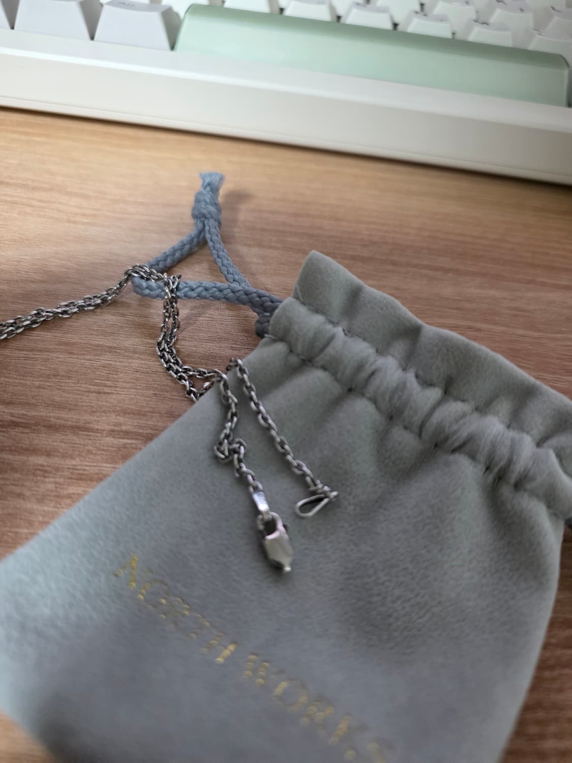 노스웍스 터키석 목걸이+ Azuki Chain M 상품이미지3