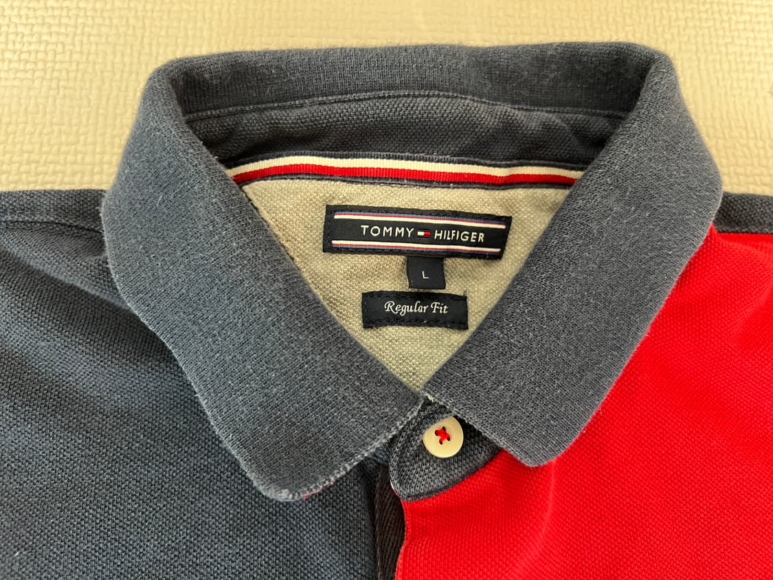 무료배송 - 타미 힐피거 PK 카라 반팔티셔츠(화이트/네이비/레드) L 상품이미지3