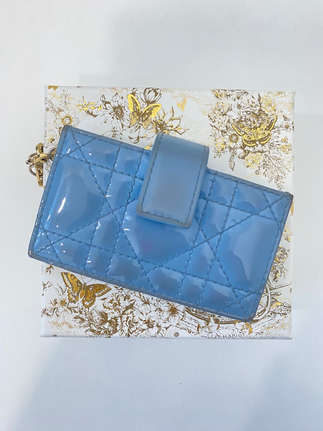 디올 페이던트 까나쥬 이코디언 카드지갑 상품이미지2