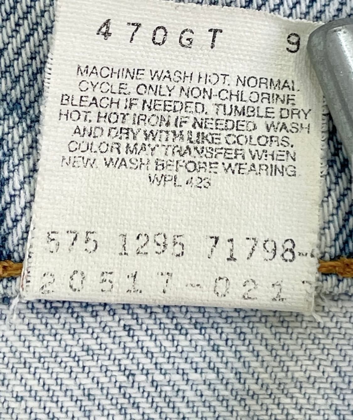 90s Levis 517 USA Orange Tab Red Batwing 상품이미지7