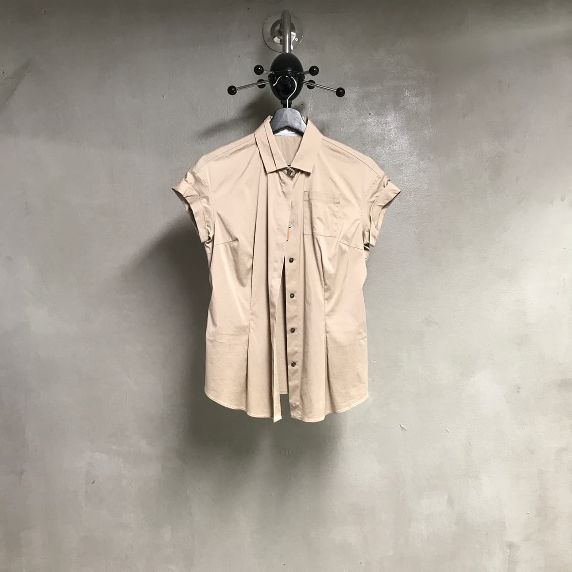 브루넬로 쿠치넬리 베이지 반팔 셔츠 M(W) 상품이미지1