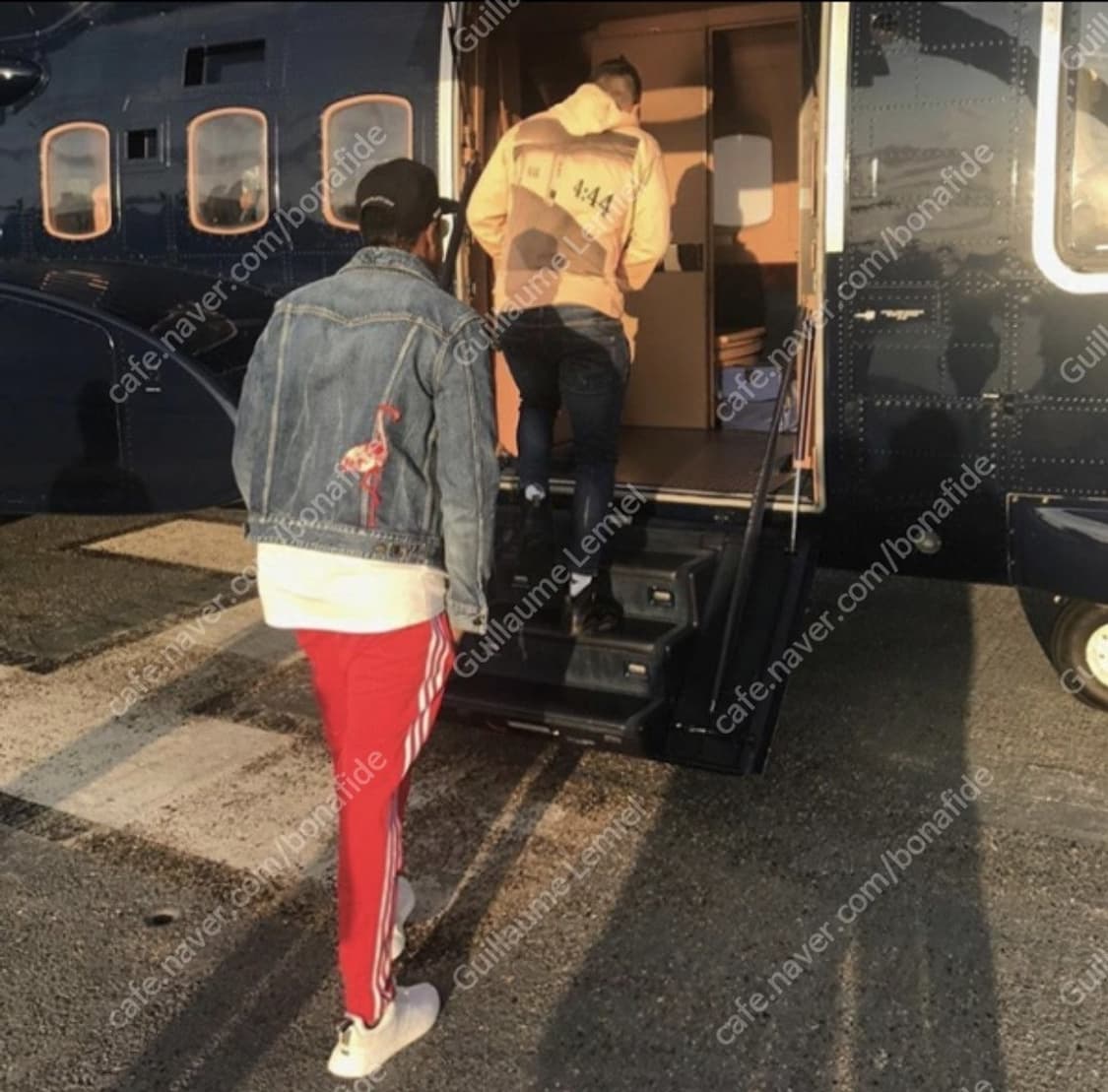 생로랑 플라밍고 데님자켓 상품이미지1