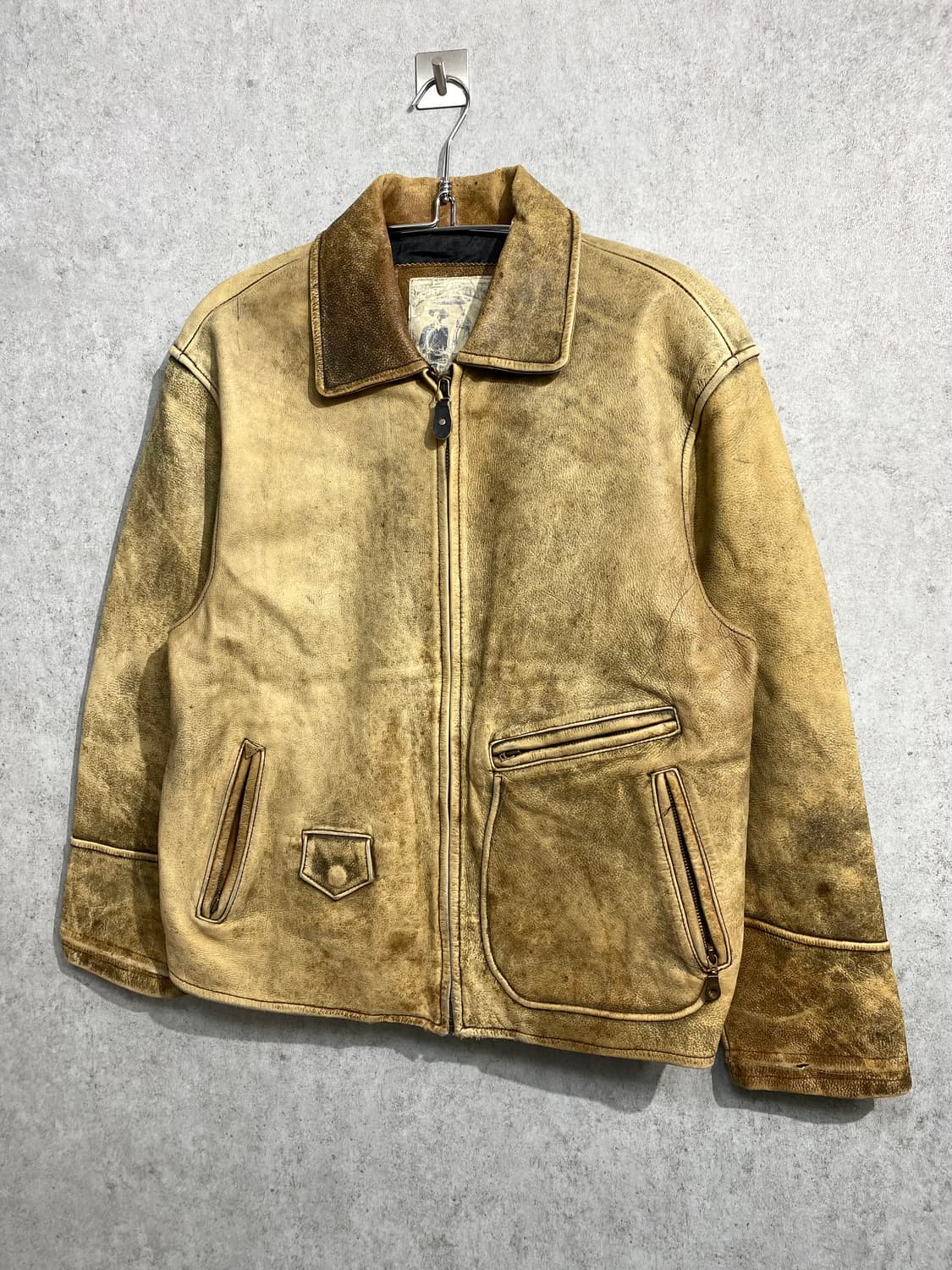 [97-100] 90s Shane 카우하이드 빈티지 레더자켓 상품이미지3