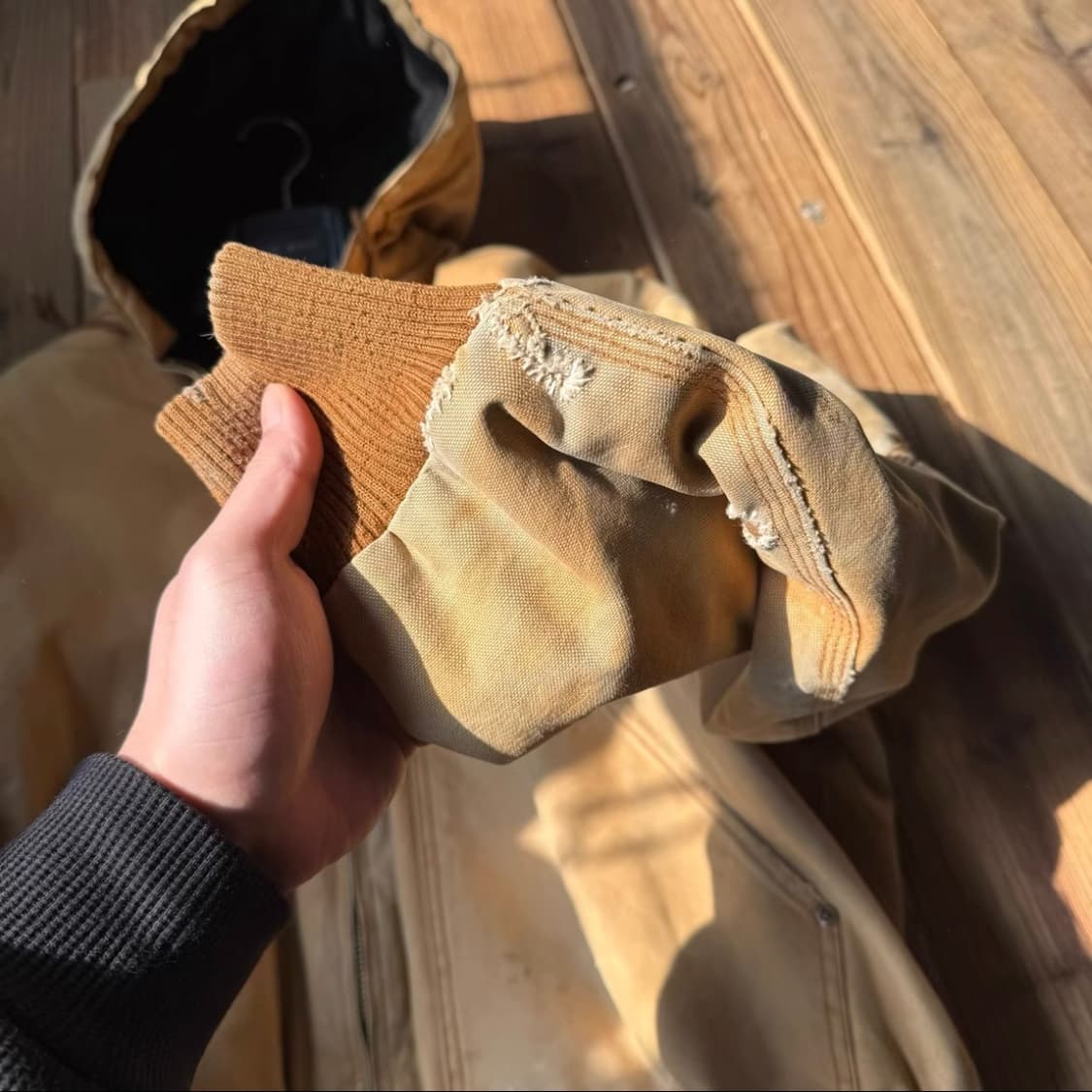 USA 오리지널 빈티지 워크 후드 자켓 상품이미지4