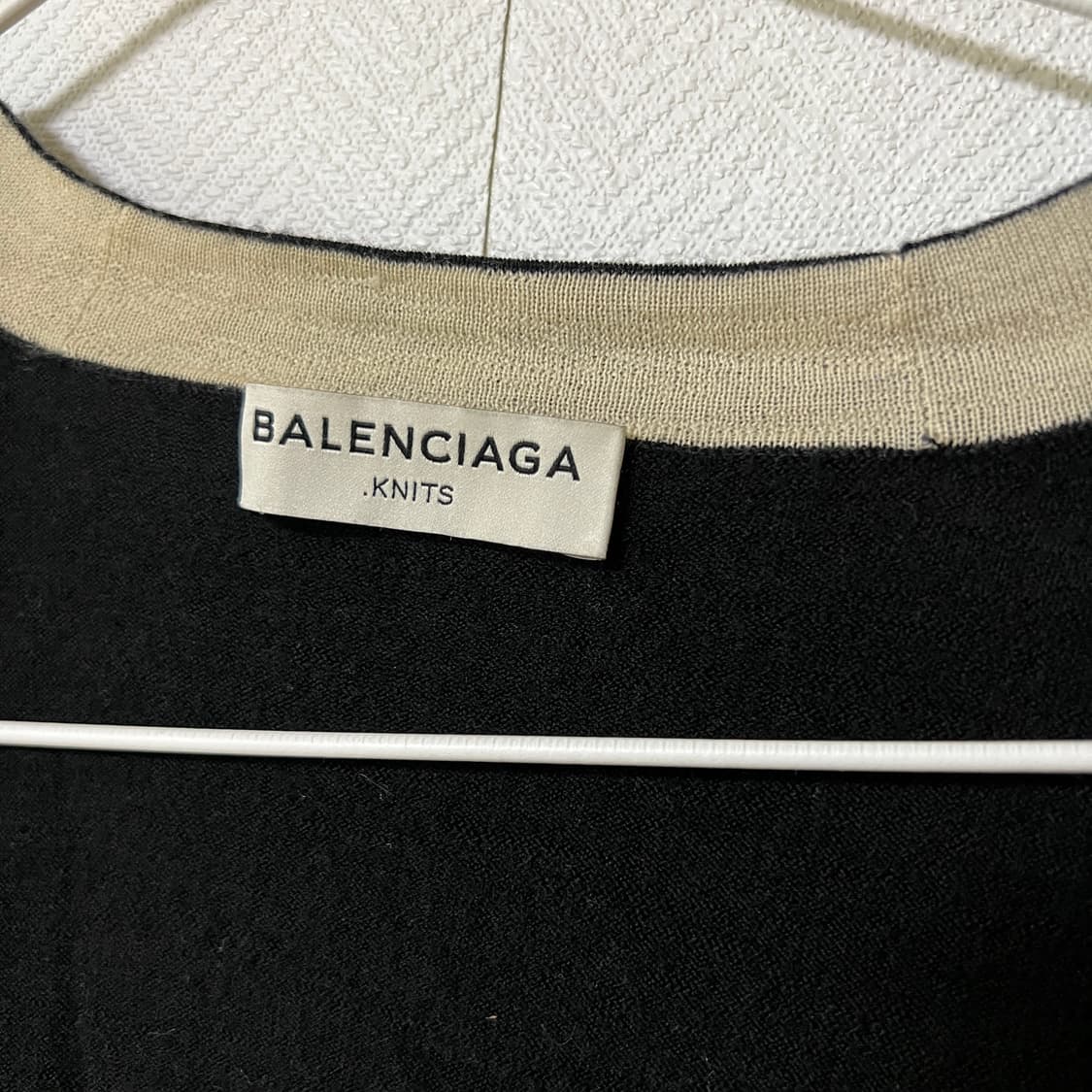 발렌시아가 블랙 니트 울 캐시미어 가디건 36 상품이미지2