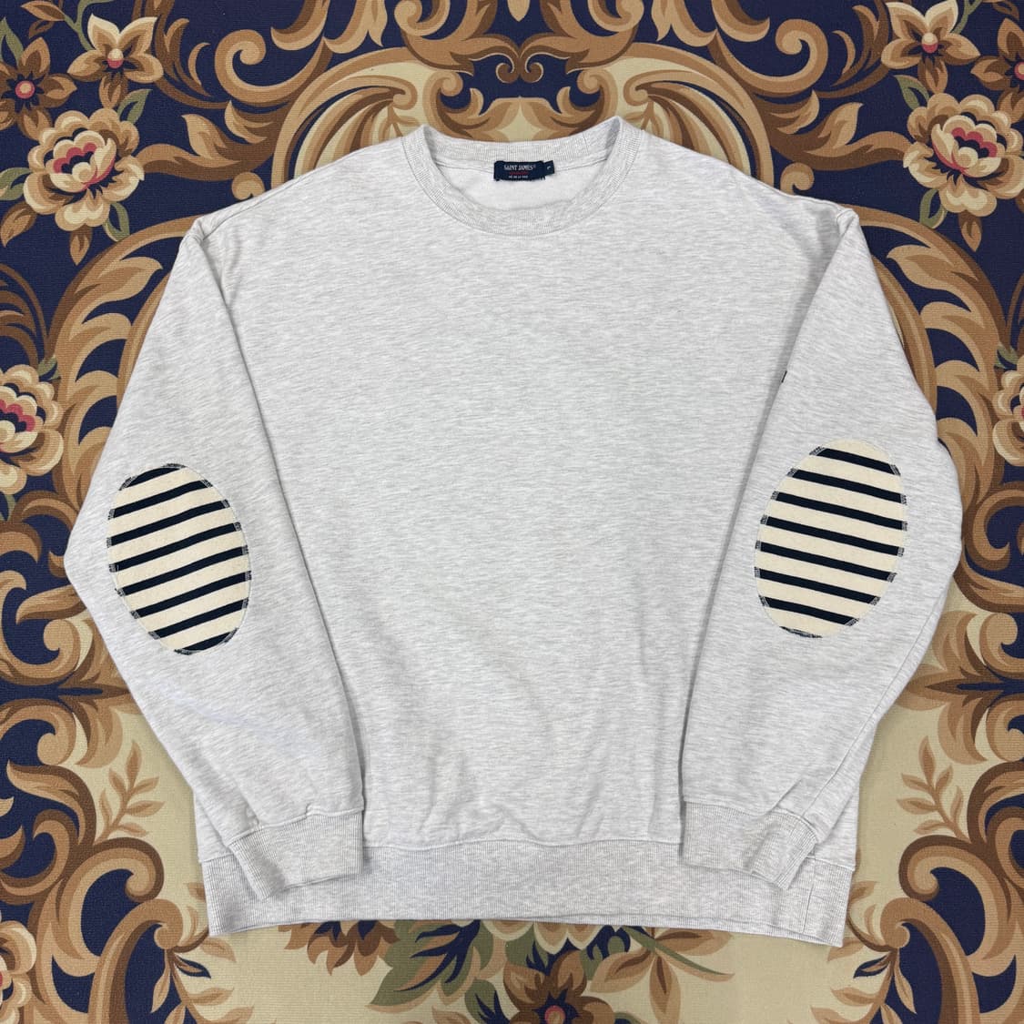 (L)세인트 제임스 Saint james 봉봉 앨보우패치 맨투맨 상품이미지1