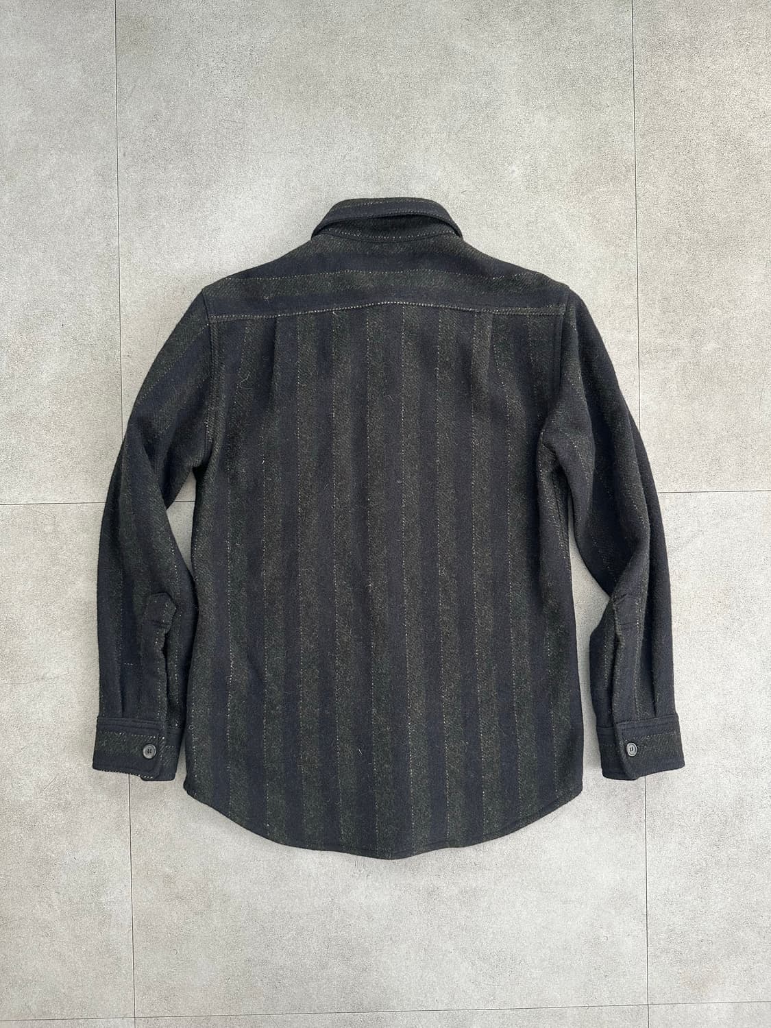 이자벨마랑 스트라이프 울 셔츠 자켓 상품이미지3